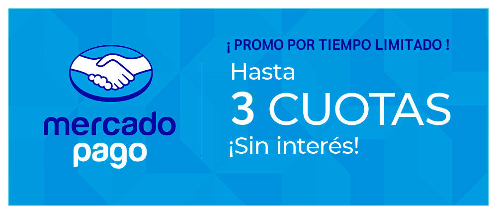 3 CUOTAS Mercado Pago