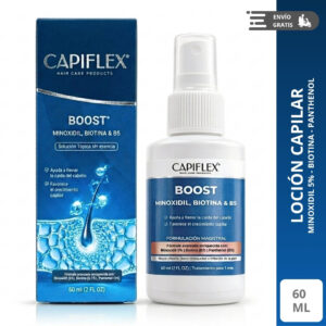 capiflex boost 60 ml minoxidil y biotina