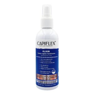 Tónico Capilar Capiflex Elixir con ingredientes naturales para fortalecer el cabello y estimular el crecimiento