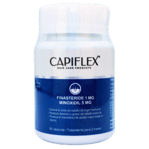 Cápsulas combinadas de Minoxidil 5 mg y Finasteride 1 mg