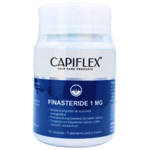 Cápsulas de Finasteride 1 mg para alopecia masculina