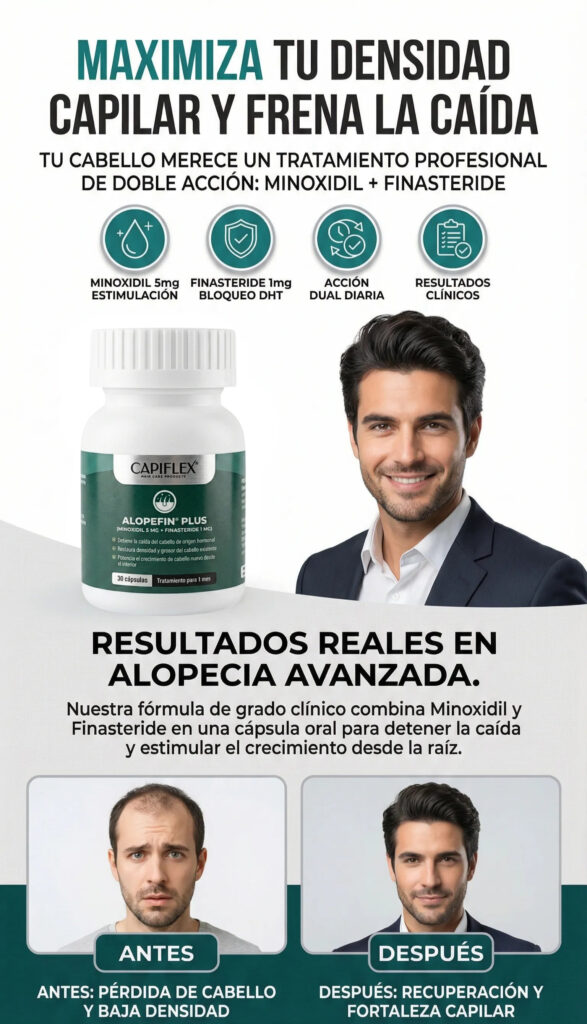 Alopefin Plus Minoxidil 5 mg y Finasteride 1 mg