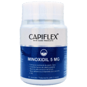 Cápsulas de Minoxidil 5 mg para tratamiento de caída del cabello