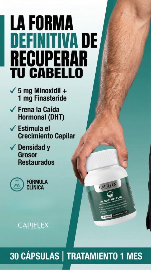 Alopefin Plus Minoxidil 5 mg y Finasteride 1 mg
