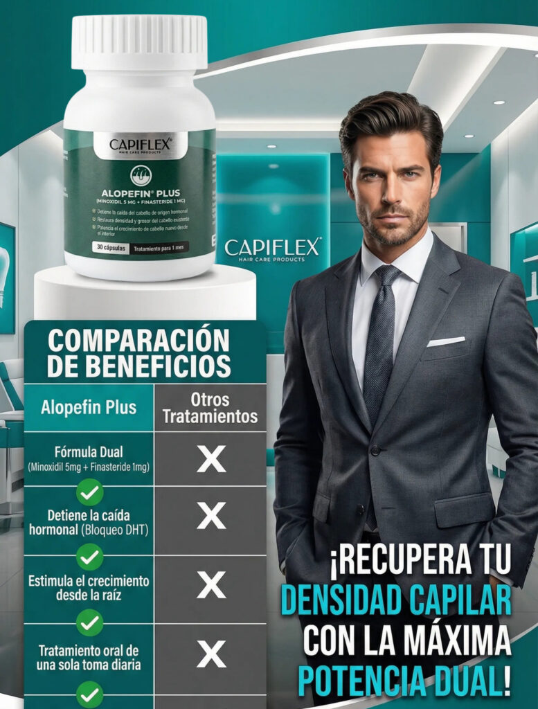 Alopefin Plus Minoxidil 5 mg y Finasteride 1 mg