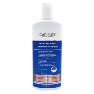 Shampoo Anticaída y Anticaspa Capiflex - 250 ml - Producto para fortalecer y revitalizar el cabello.