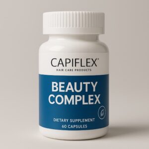 Capiflex Beauty Complex – suplemento multivitamínico para cabello, piel y uñas con biotina y zinc