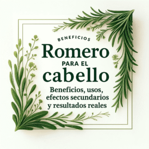 Romero para el cabello: beneficios, usos, efectos secundarios y resultados reales