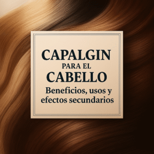 Capalgin para el cabello: beneficios, usos y efectos secundarios