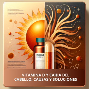 Vitaminas D y caída del cabello, causas y soluciones