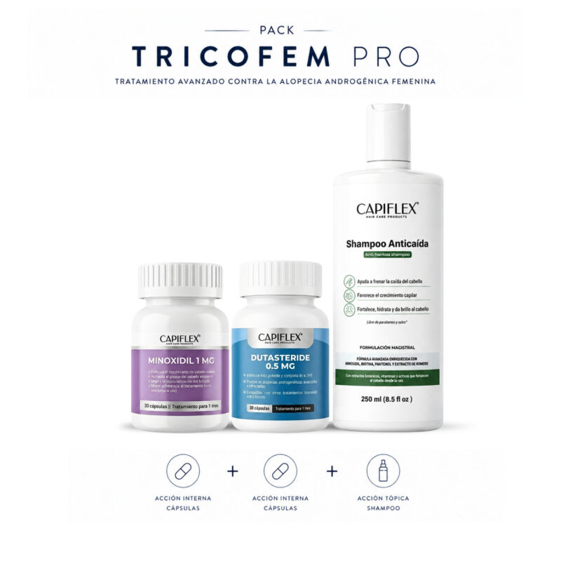 tricofem pro dutasteride minoxidil shampoo anticaída