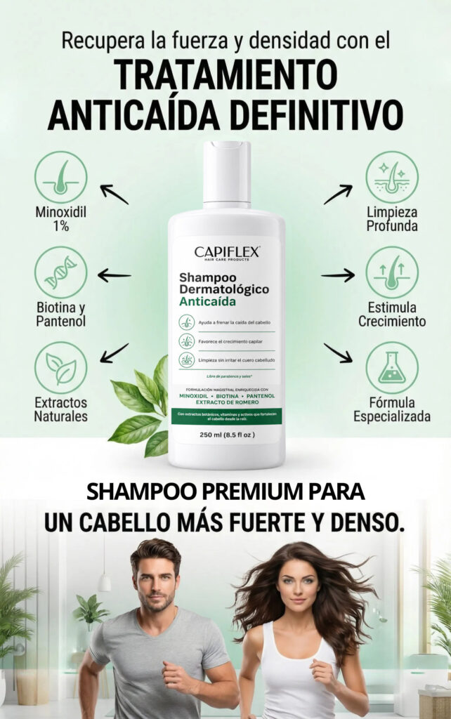 shampoo dermatologico anticaída capiflex