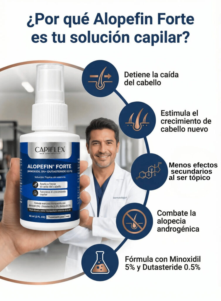 alopefin forte locion minoxidil dutasteride